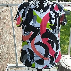 Worthington sheer blouse PM